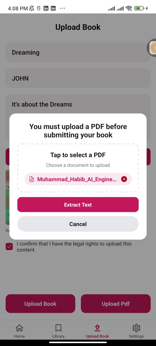 AI Book Summary Generator screen 8